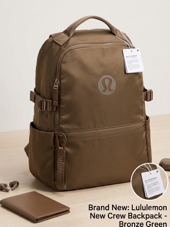 lululemon athletica Handbags - lululemon athletica Brown 22L new crew day Backpack gym fitness bag